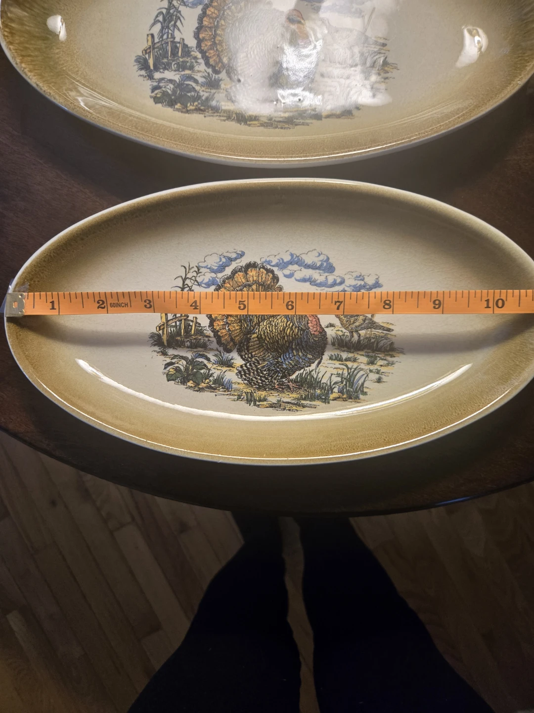 2 Vintage VARM (Made in Italy) Ceramic  Serving Platters - photo 3