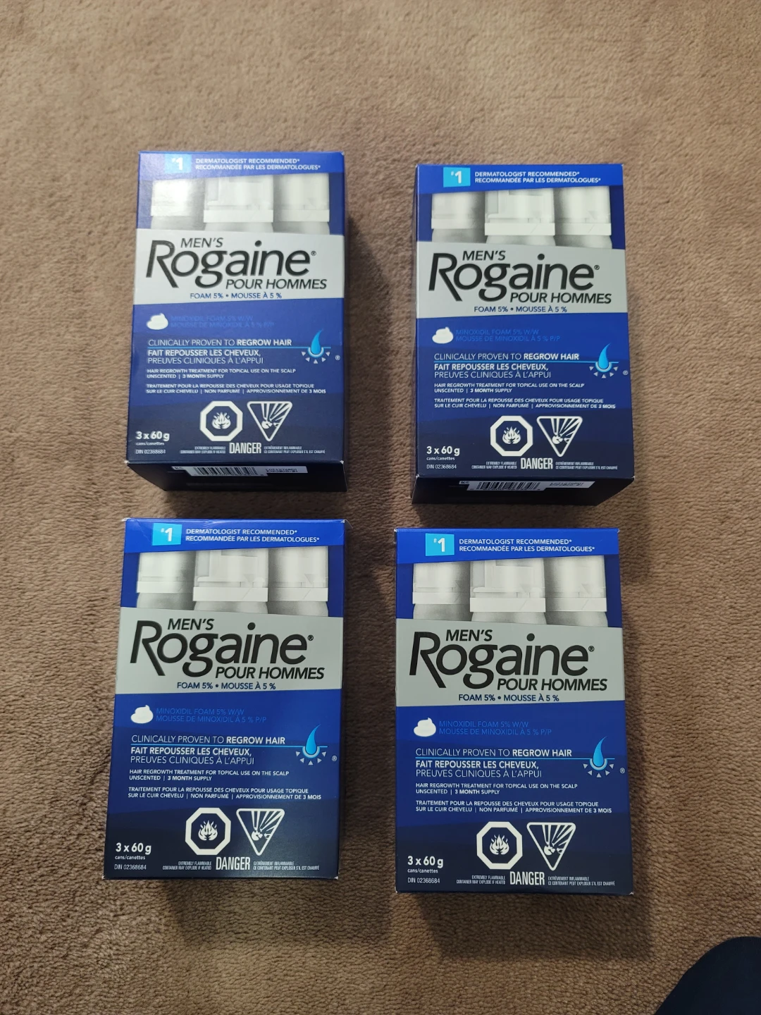Brand New Rogaine Boxes
