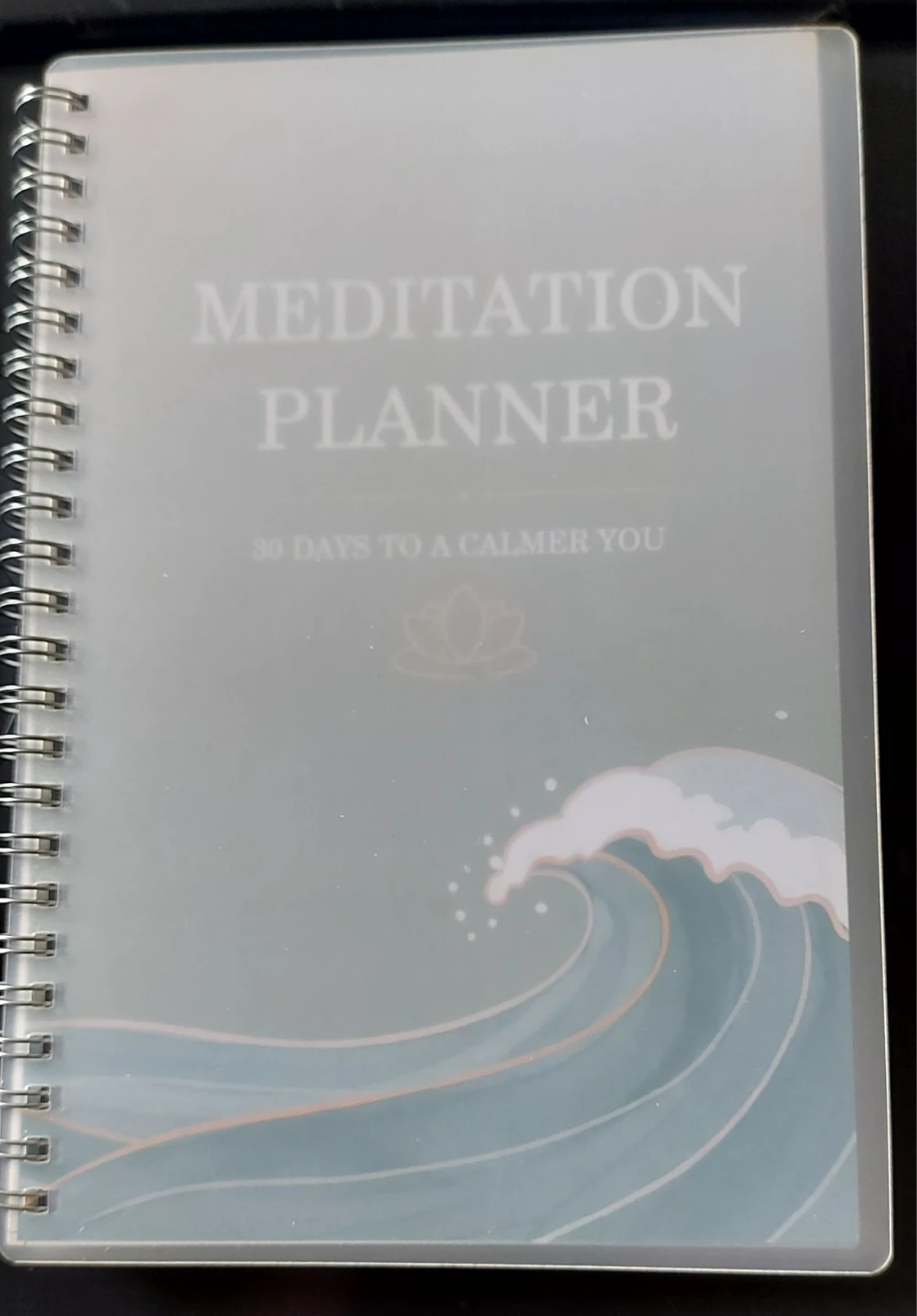 Meditation Planner 30 Days to a Calmer You