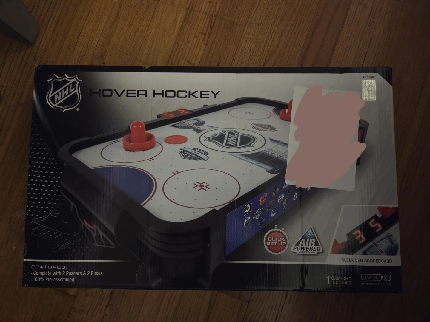NHL Mini Air Hockey Table