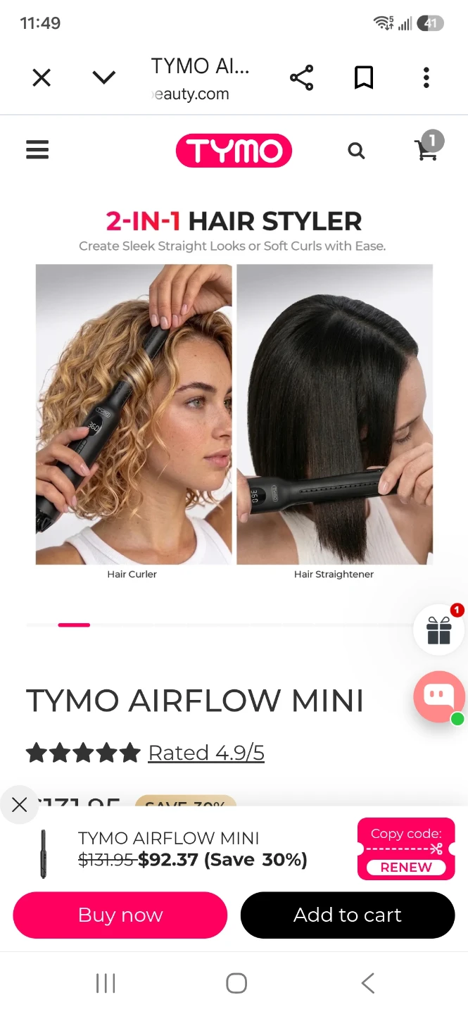 Tymo.. Hair Curler and Straightener - photo 3