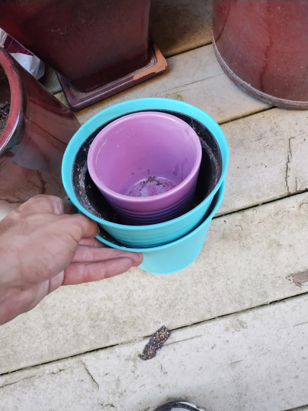 Small metal pots - photo 2