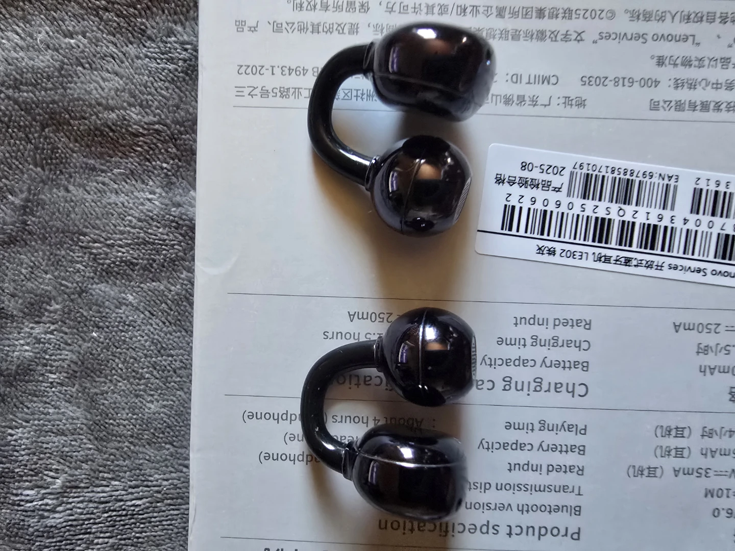 Lenovo Services LE302 Open-Ear BT Headphones - photo 3