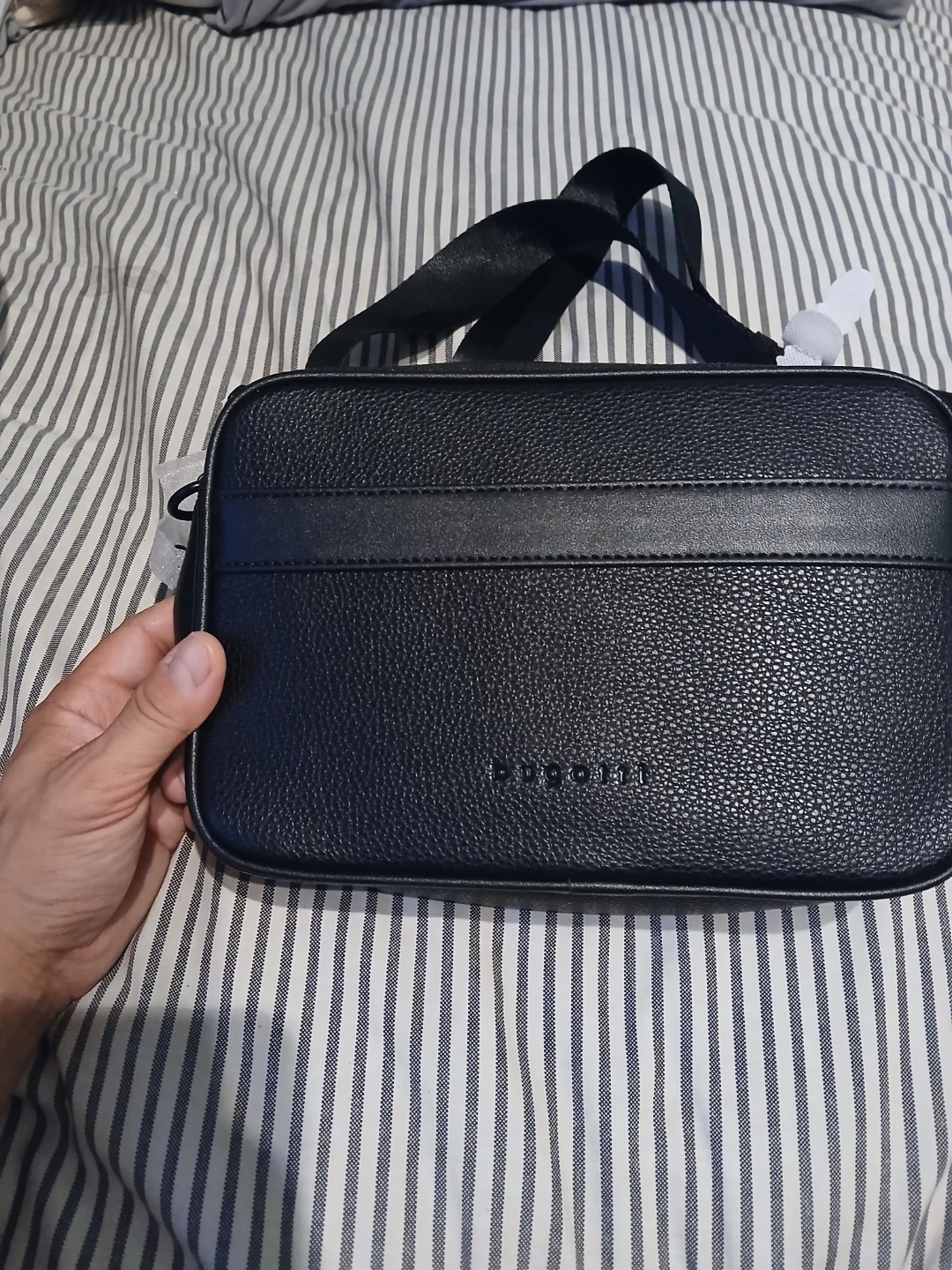 Bugatti black crossbody bag