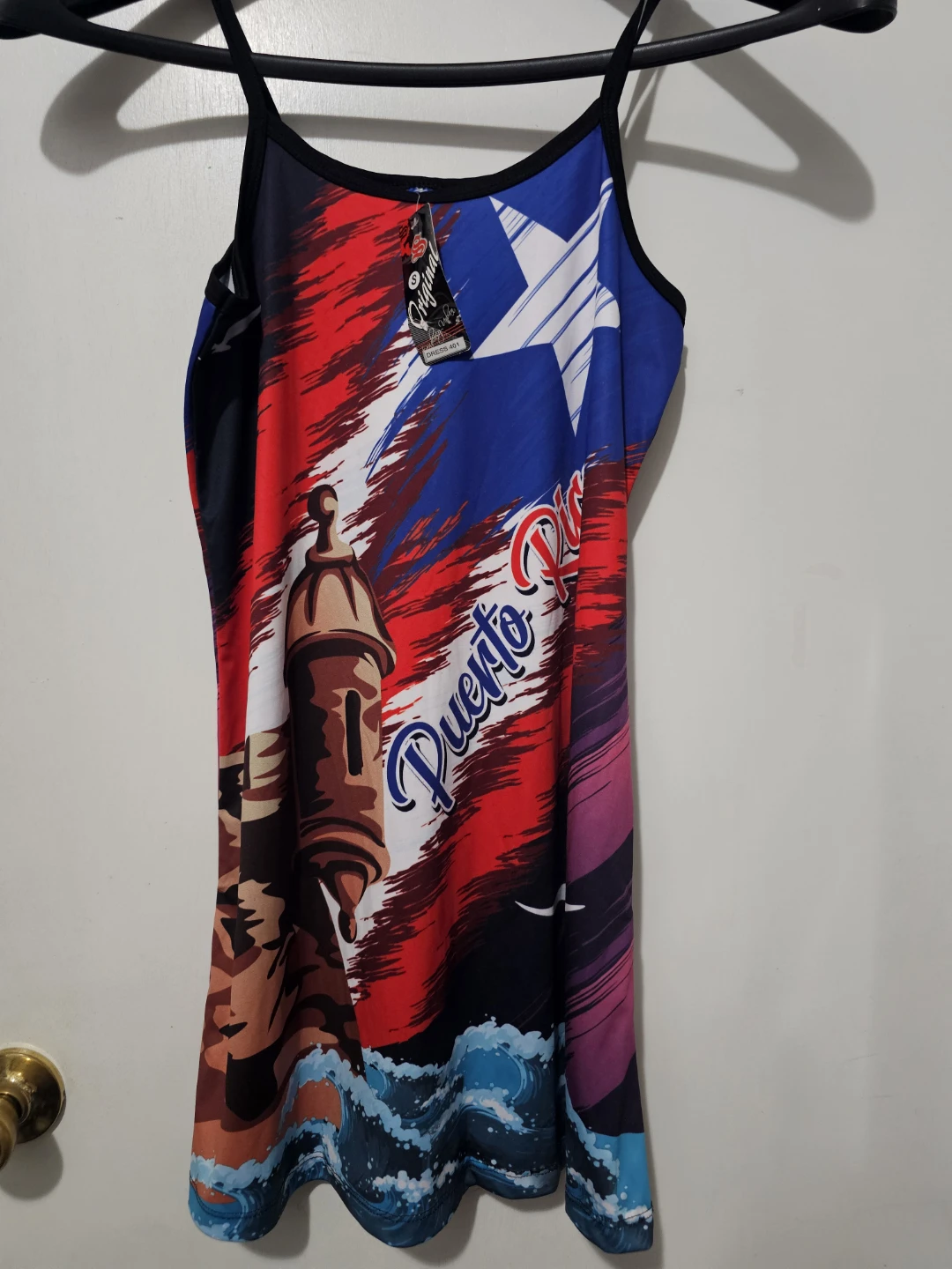 S Original Puerto Rico Print Dress