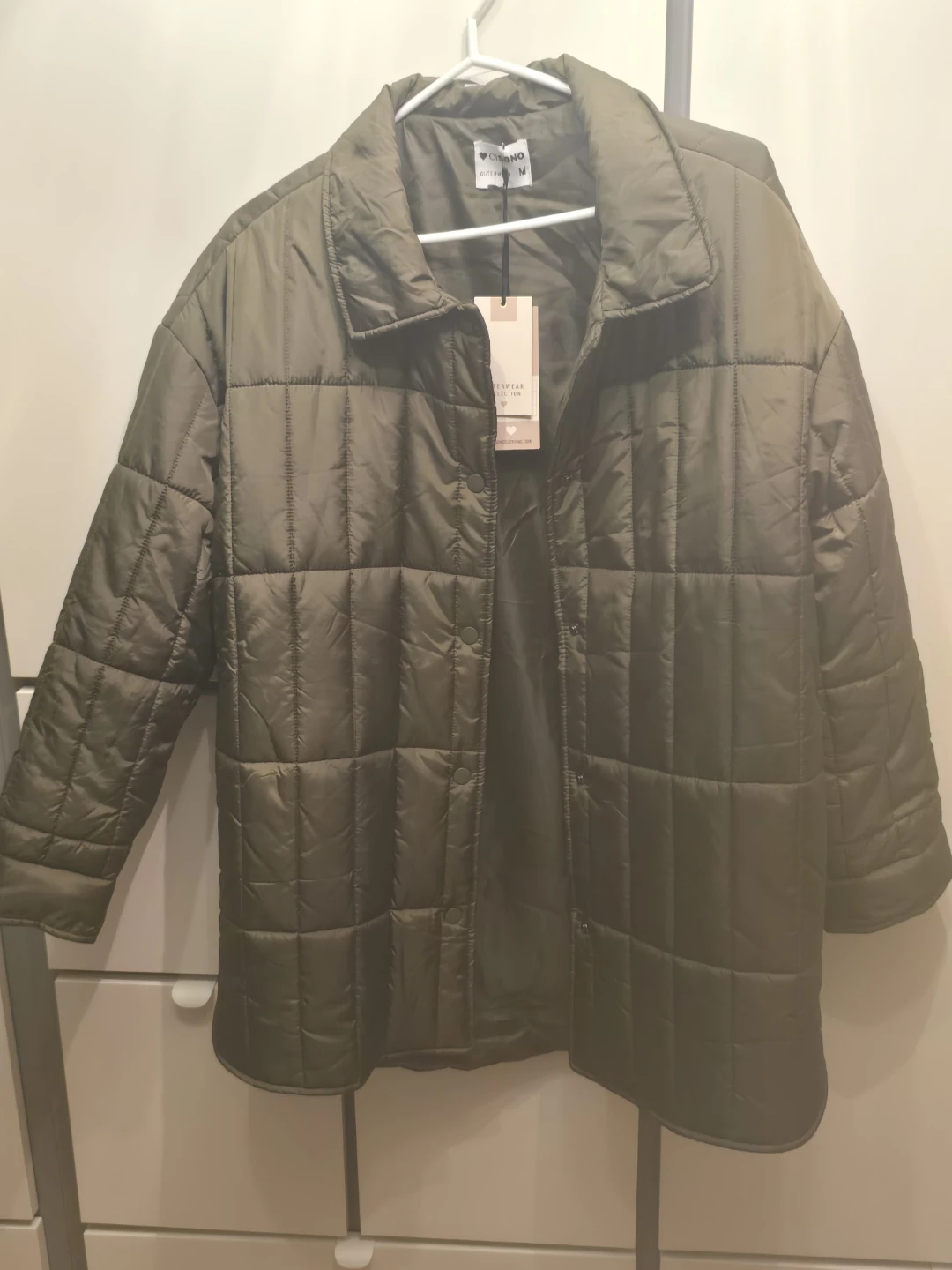 Quilted Olive Jacket Medium and Rain jacket new