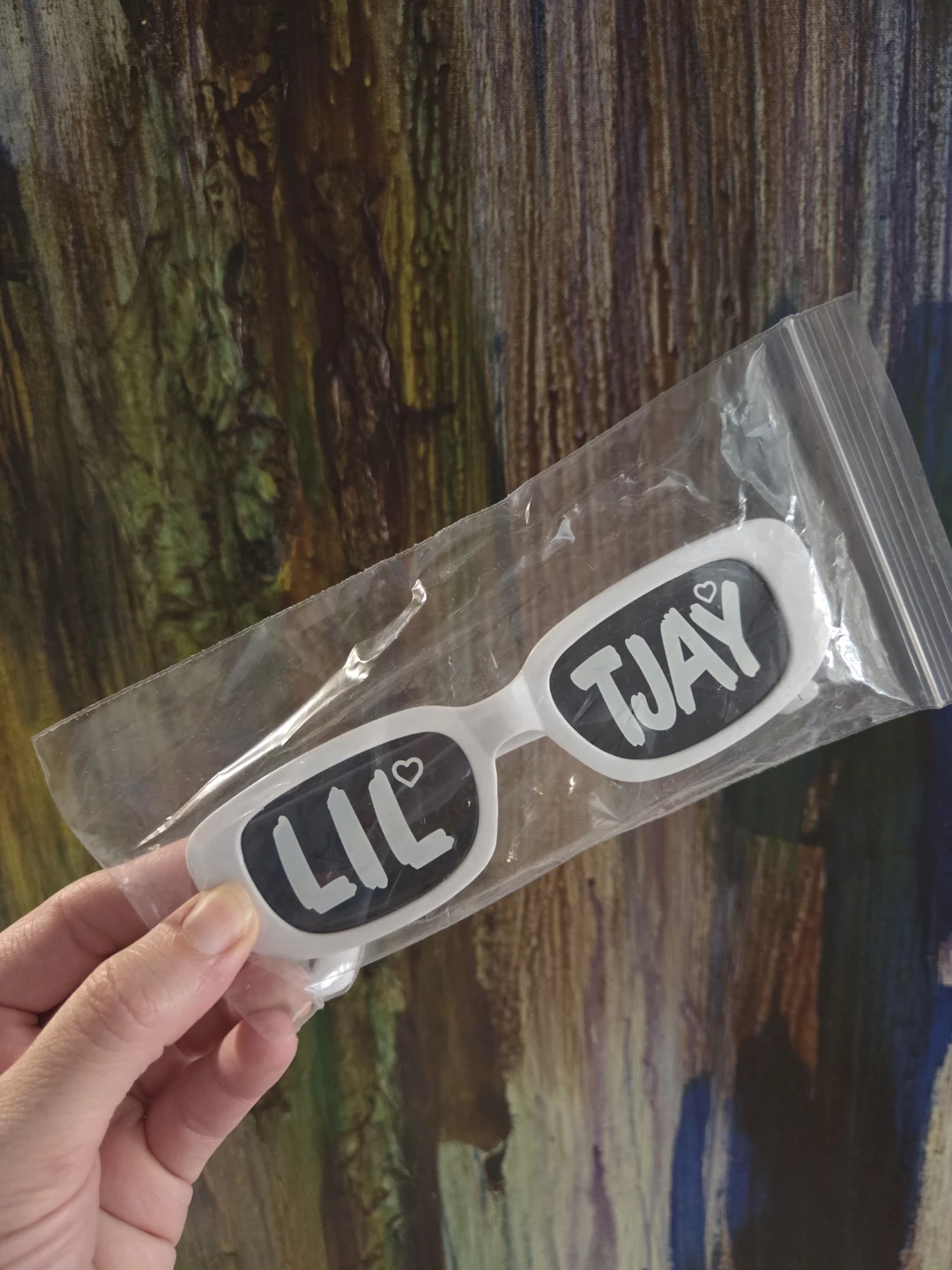 Lil Tjay White Sunglasses - photo 4