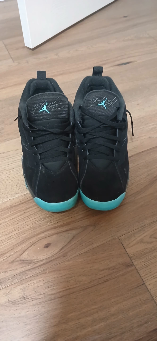 Nike Jordan Flight Shoes Black and Teal