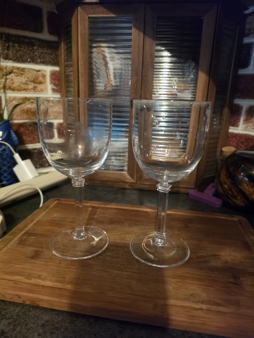 Tiffany & Co. Crystal Wine Glasses (Set of 2)