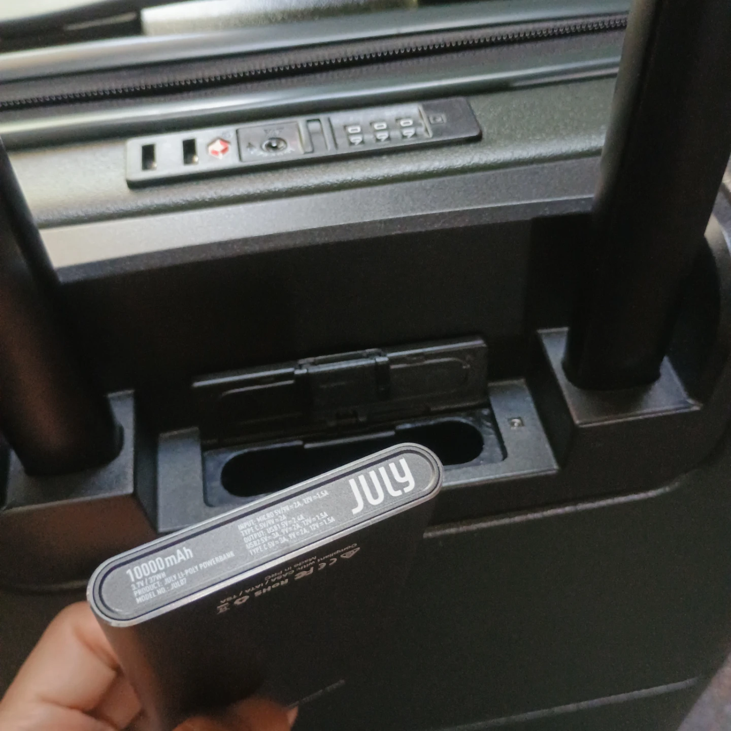 July Carry-On Suitcase with Removable Power Bank - photo 2