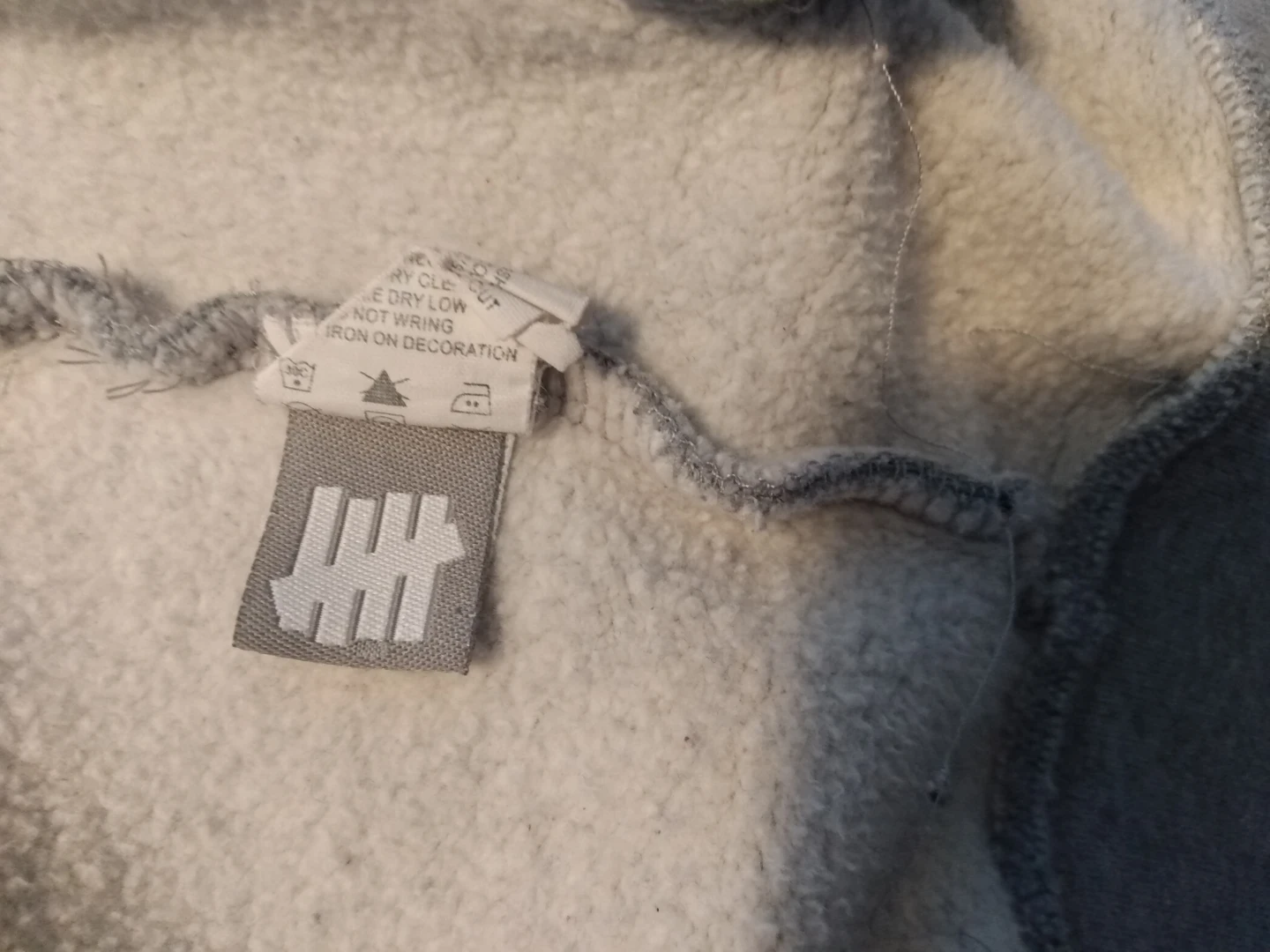 Undefeated Varsity Jacket - Grey - photo 5