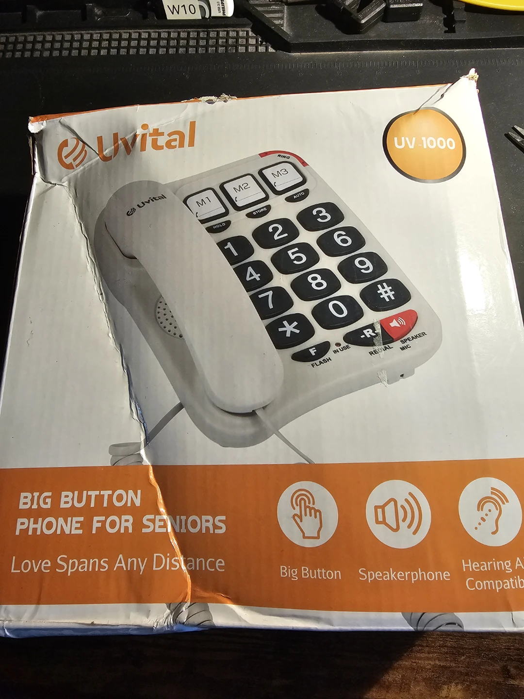Uvital UV-1000 Big Button Landline Phone - photo 2