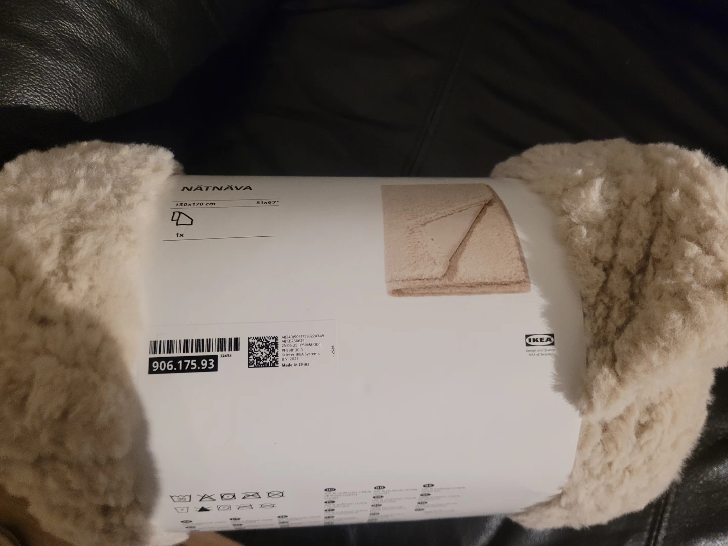 IKEA NATNAVA Throw Blanket - photo 2