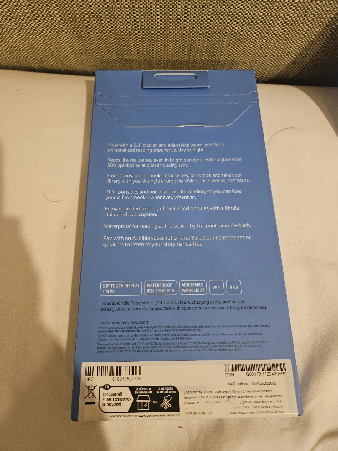 Amazon Kindle Paperwhite 11th Gen 8GB Black - photo 2