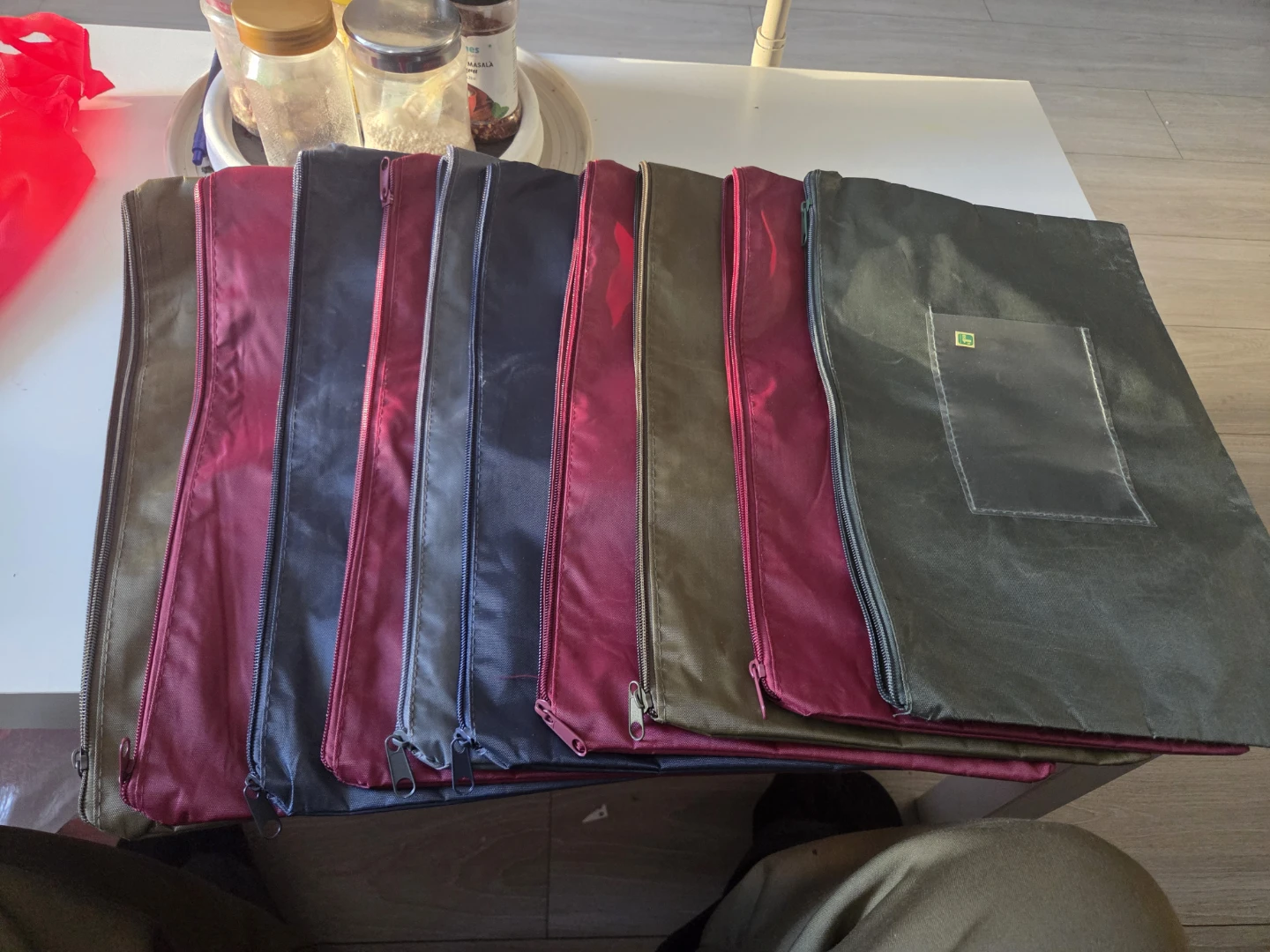 Set of 10Multicolour Zippered Document Pouches - photo 2