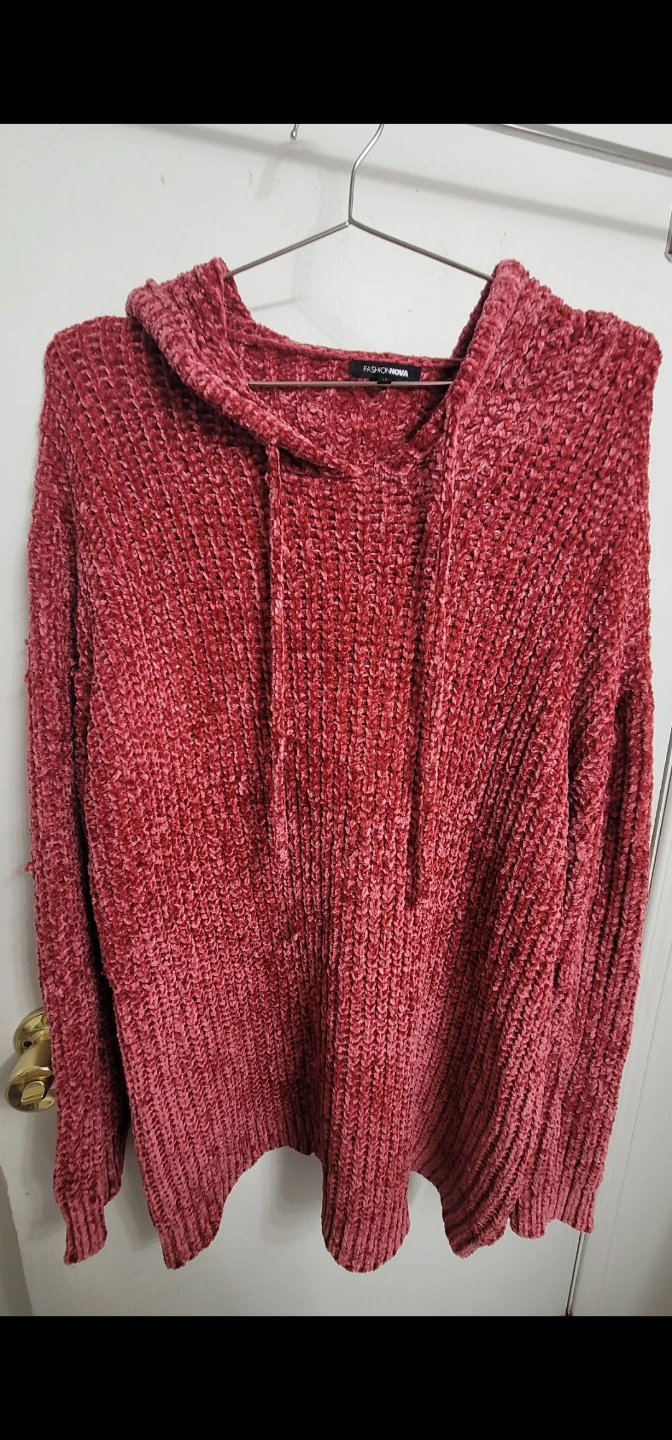 Fashion Nova Chenille Hoodie XL