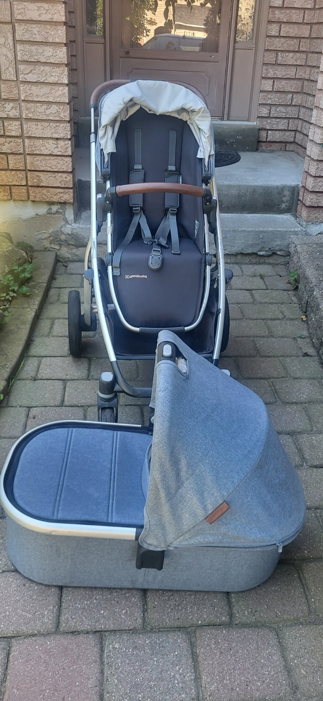 V2 Uppababy Stroller and Bassinet