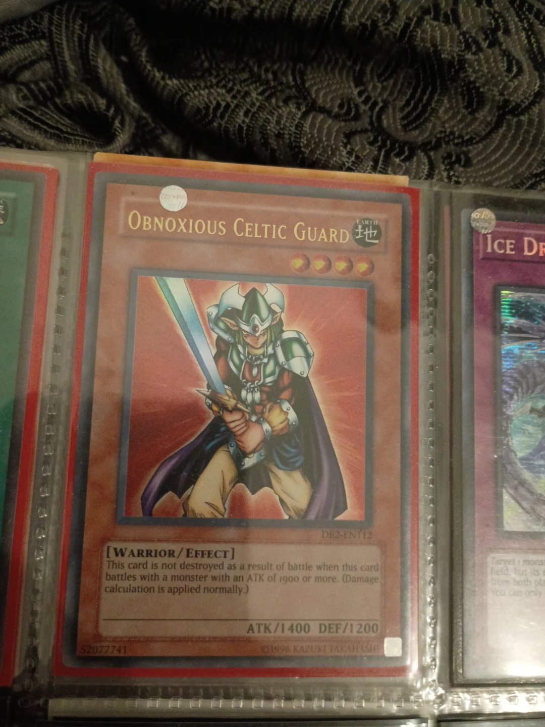 Obnoxious Celtic Guard Yu-Gi-Oh! Card🏈