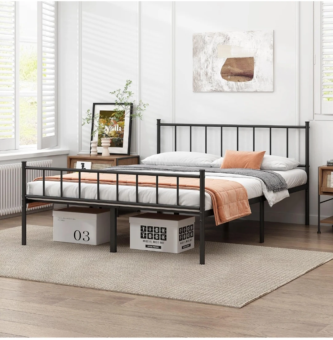 Queen Size Metal Bed Frame - photo 2
