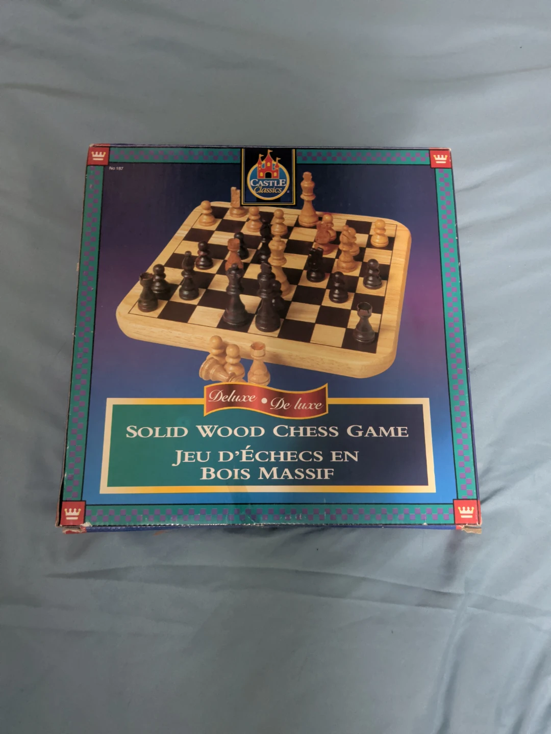 Castle Classics Solid Wood Chess Game