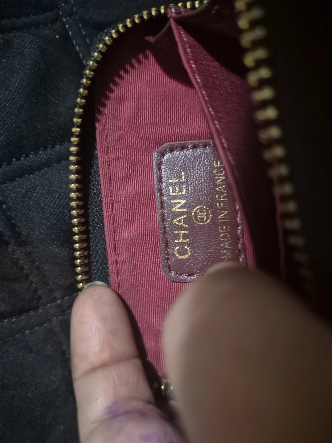 Chanel Quilted Zip Coin Purse - photo 4