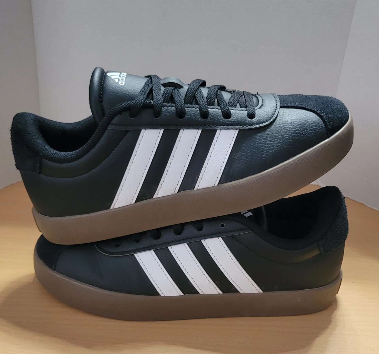 Adidas Sneakers Black and White Size 5 US