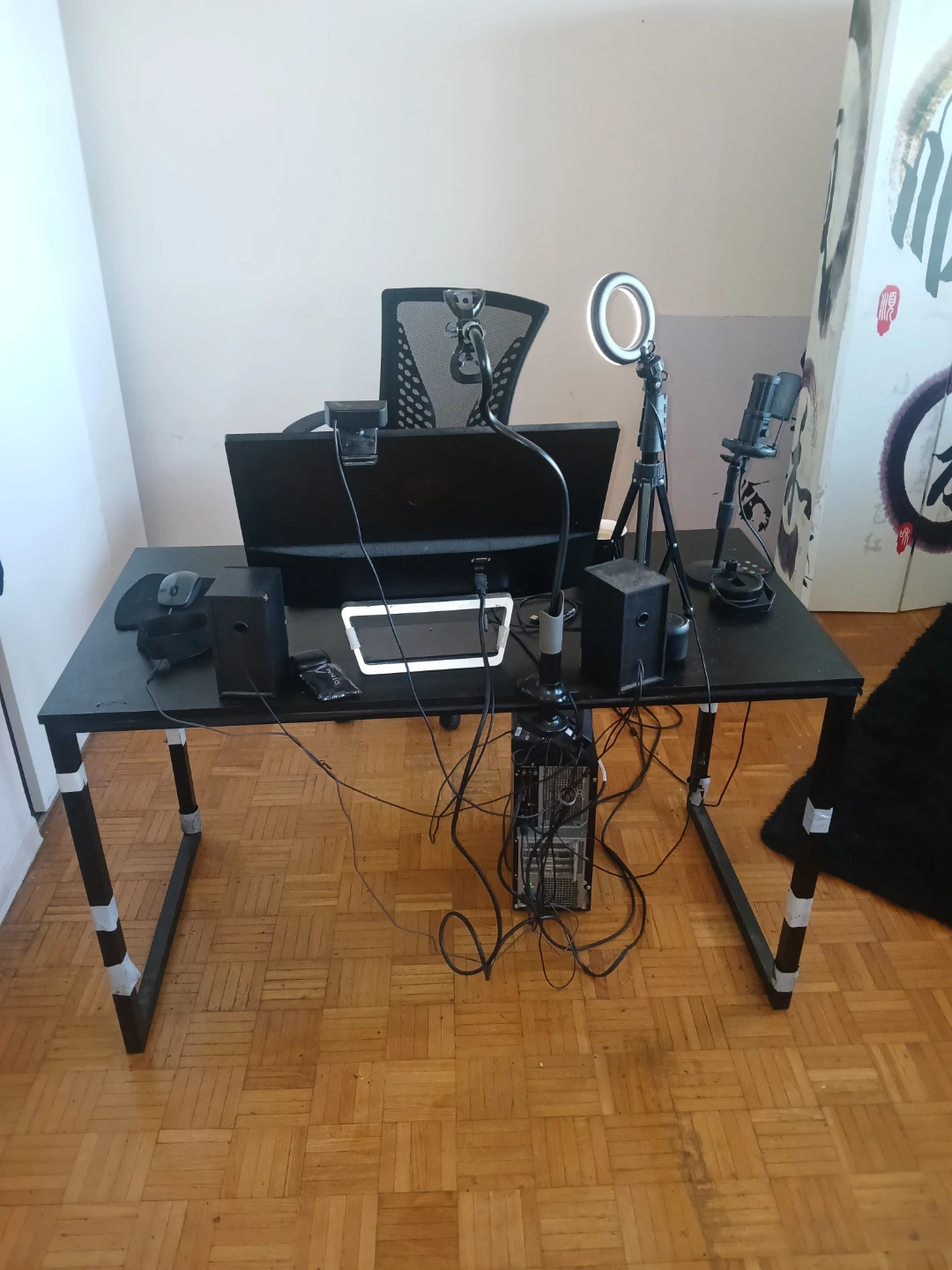 Black Computer home office Desk-moving out sale!