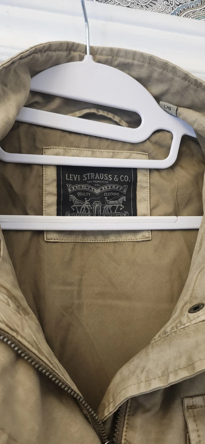 New Levi Strauss & Co. Tan Utility Jacket - Large - photo 3
