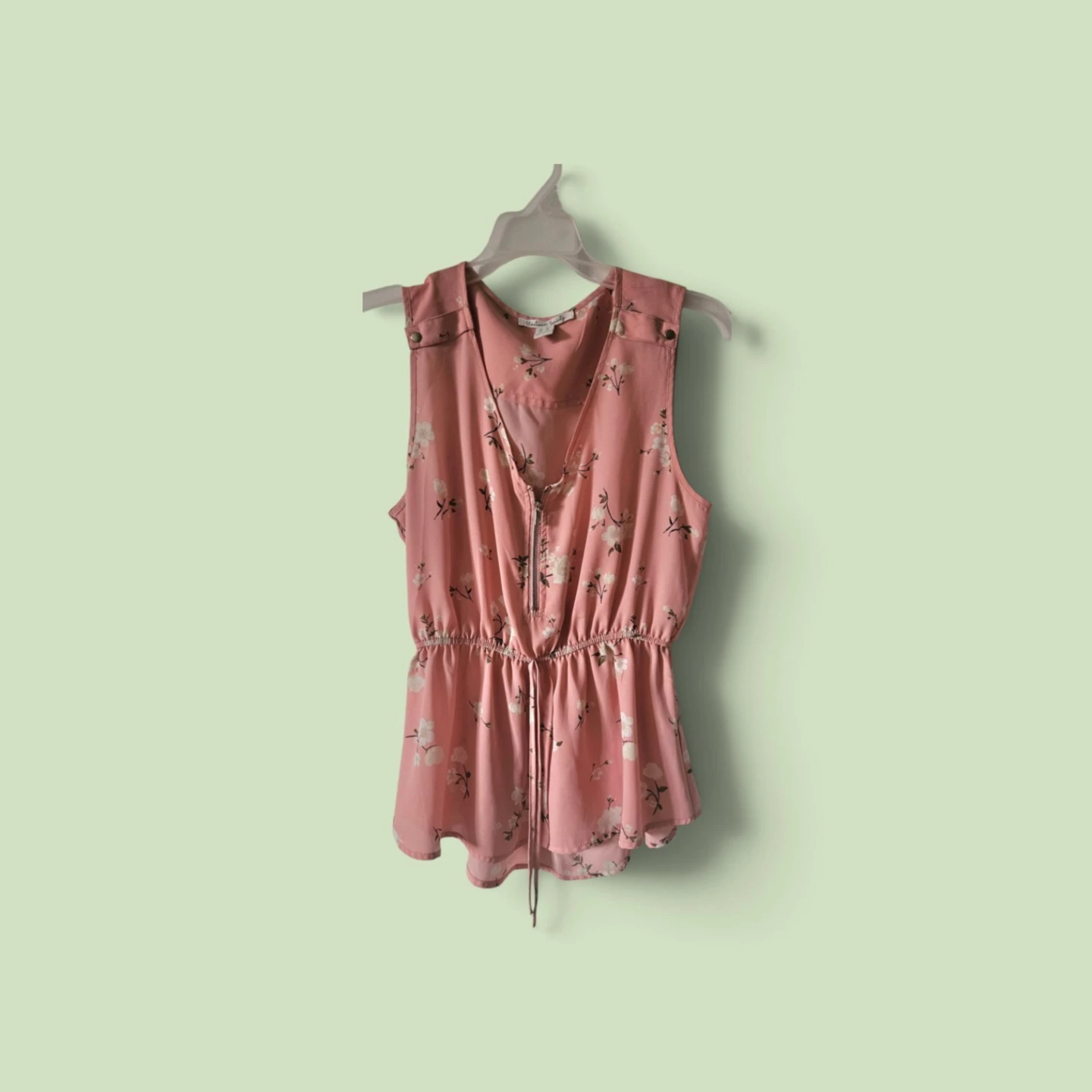 Streetwear Society Floral Sleeveless Top
