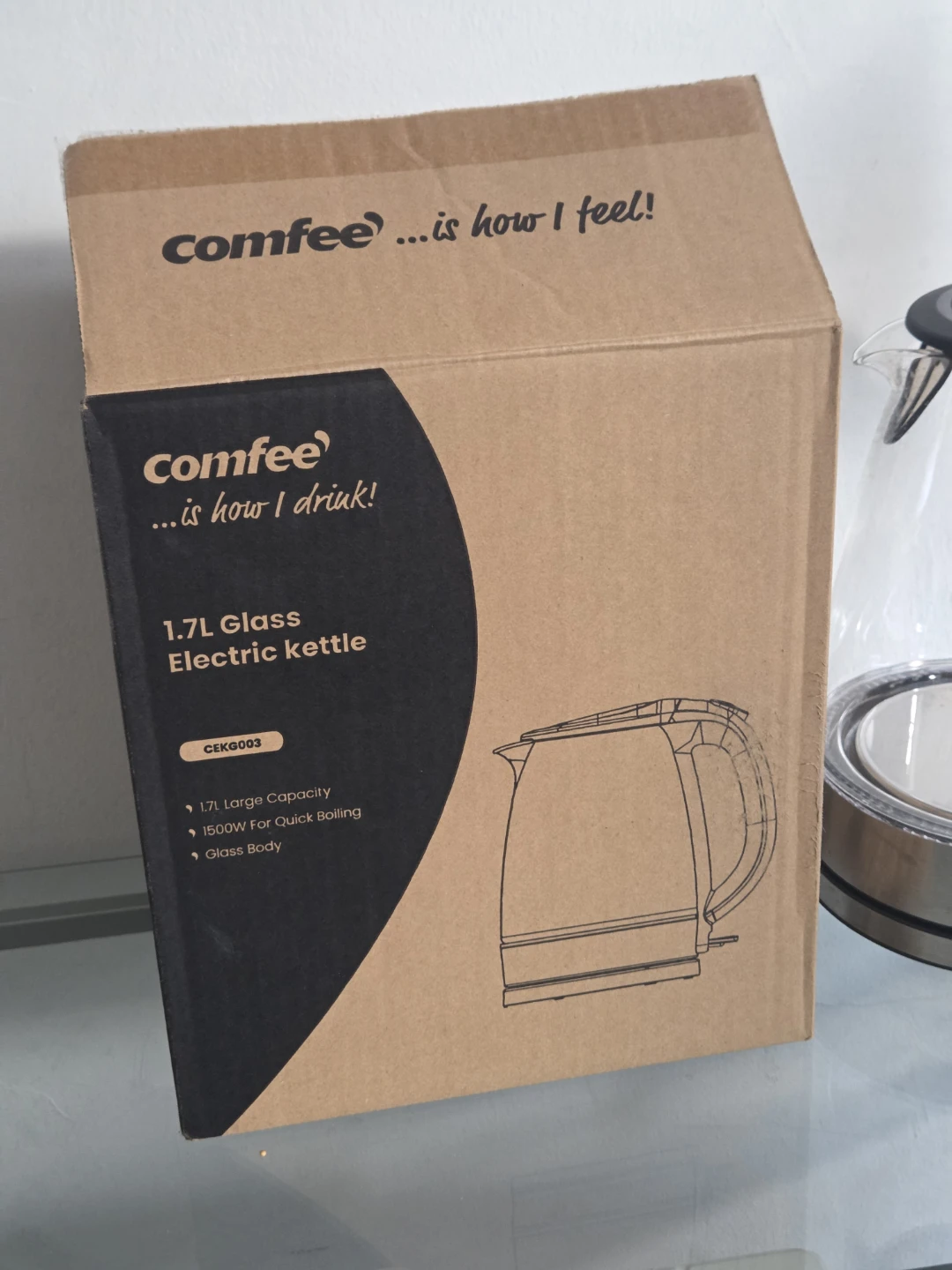 Glass Electric Kettle (1.7L) - photo 2