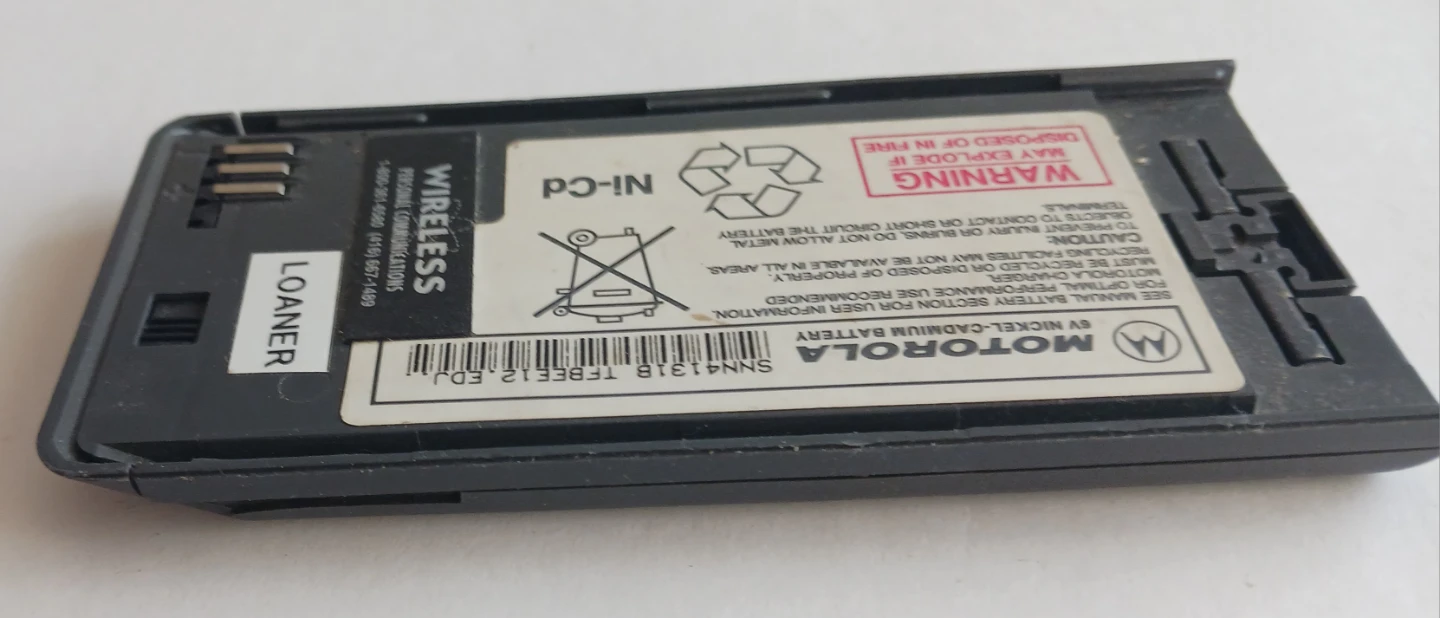 Motorola SNN4131B 6V Ni-Cd Battery For Mobile Phone - photo 3