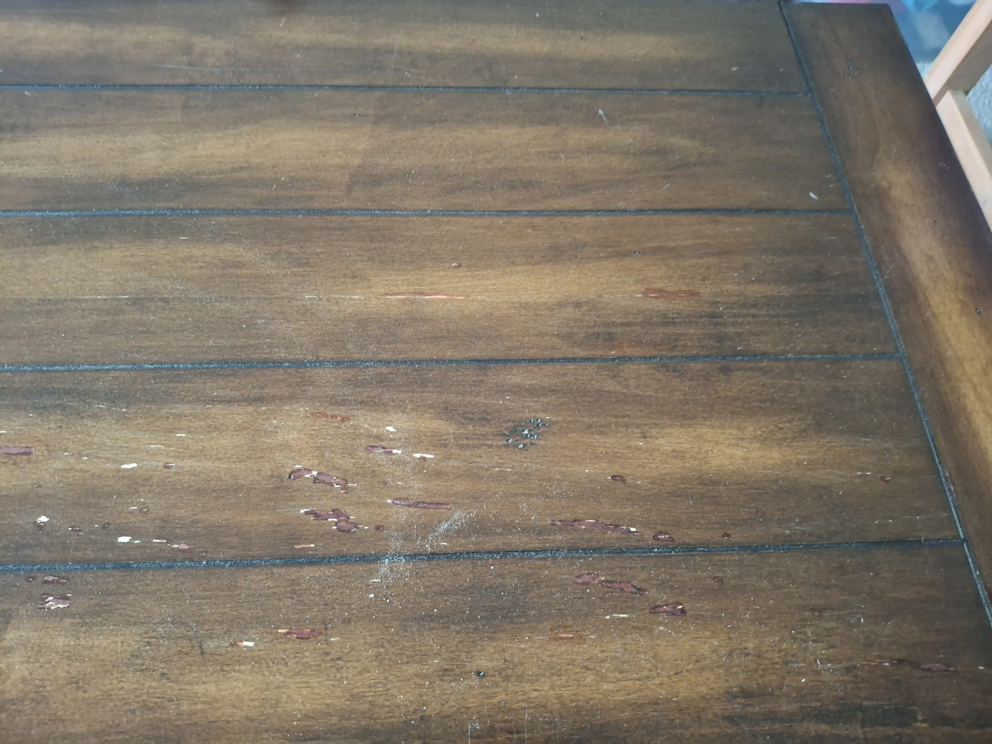Rich Dark brown wood coffee table with lower shelf - photo 3