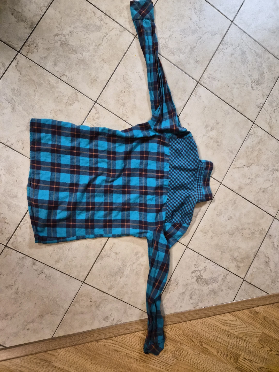 O'Neill Blue Plaid Flannel Shirt - photo 2
