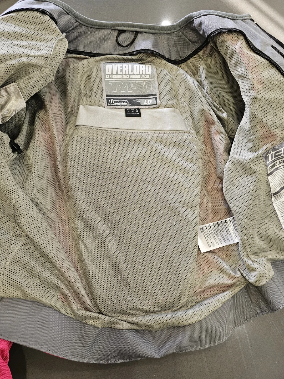 Icon Overlord Type 1 Performance Riding Jacket - Pink - photo 3