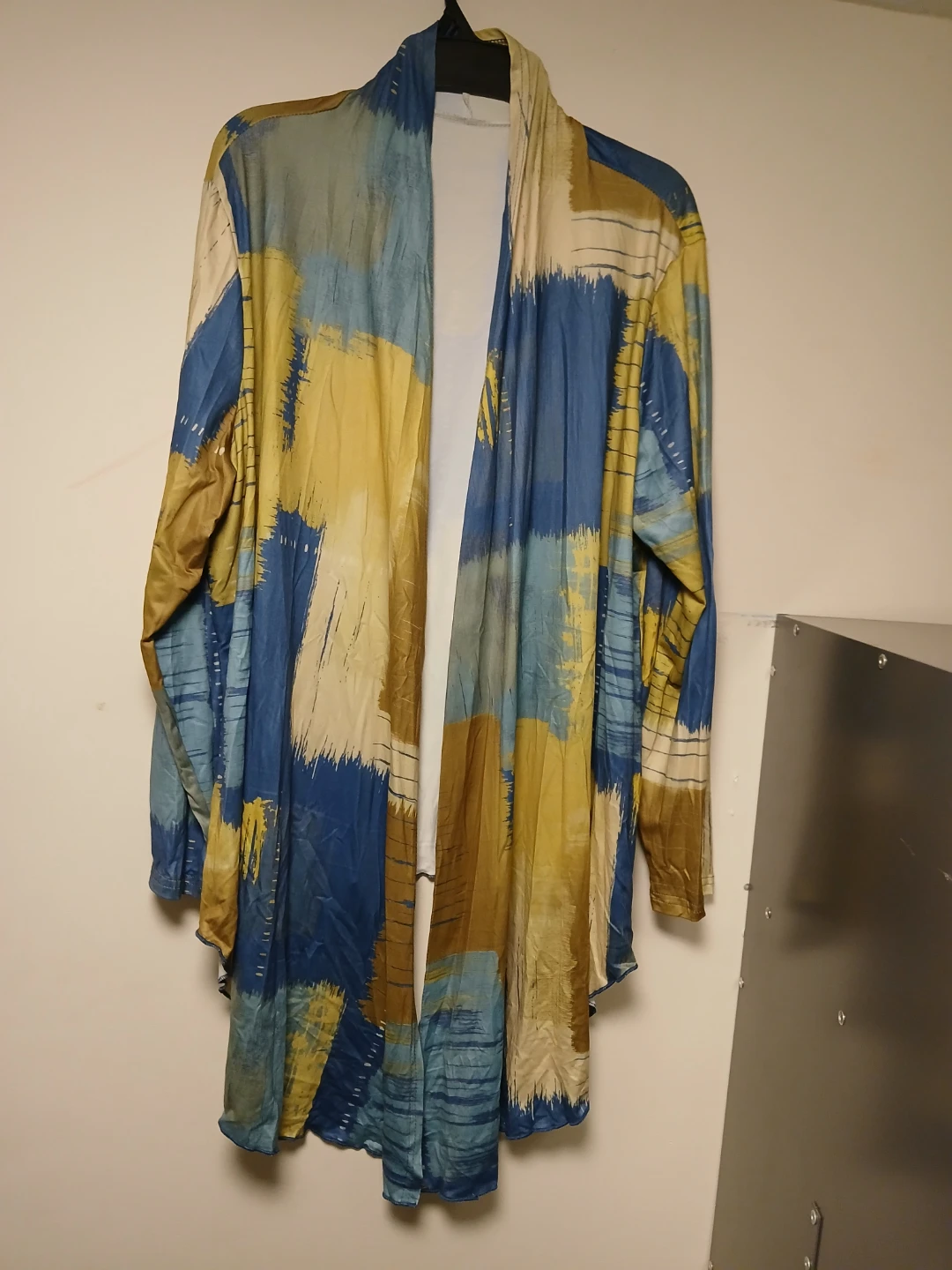Abstract Print Women's Cardigan Shirt - photo 3
