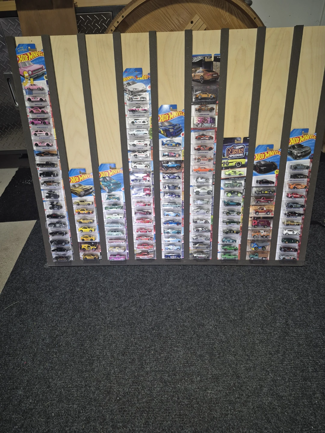 Large Collection of Hot Wheels Die-Cast Cars