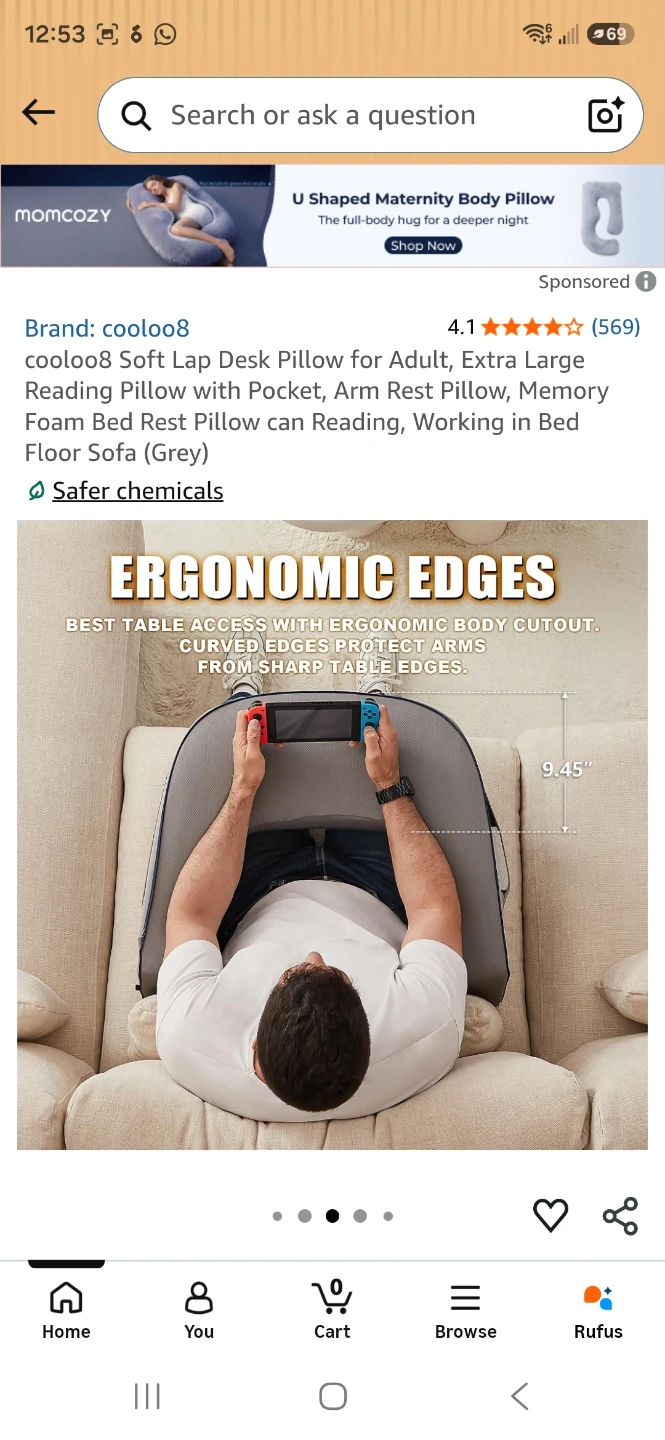 Lap desk/gaming cushion - photo 3