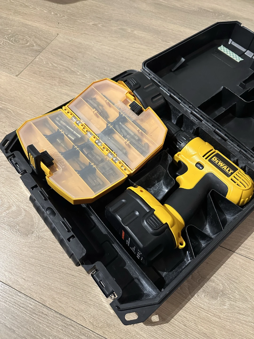 DeWalt Cordless Drill with Carrying Case and Bits - photo 3