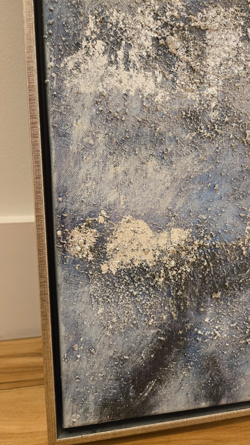 Abstract Textured Canvas Wall Art - photo 3