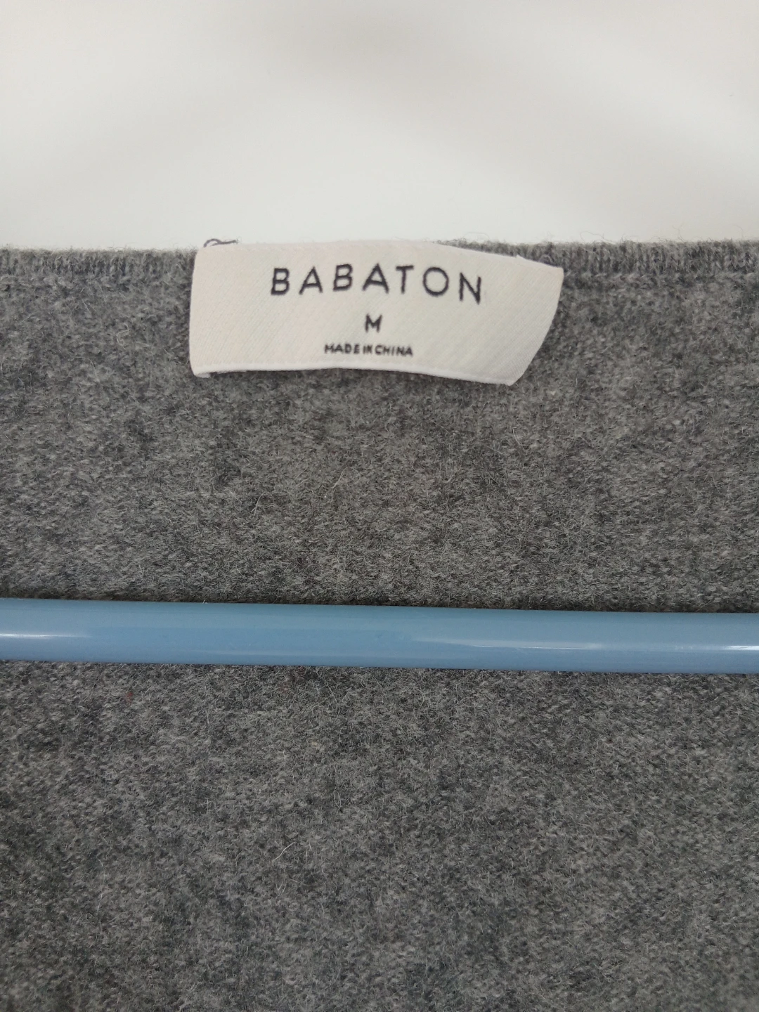 Babaton Grey V-Neck Sweater - photo 2