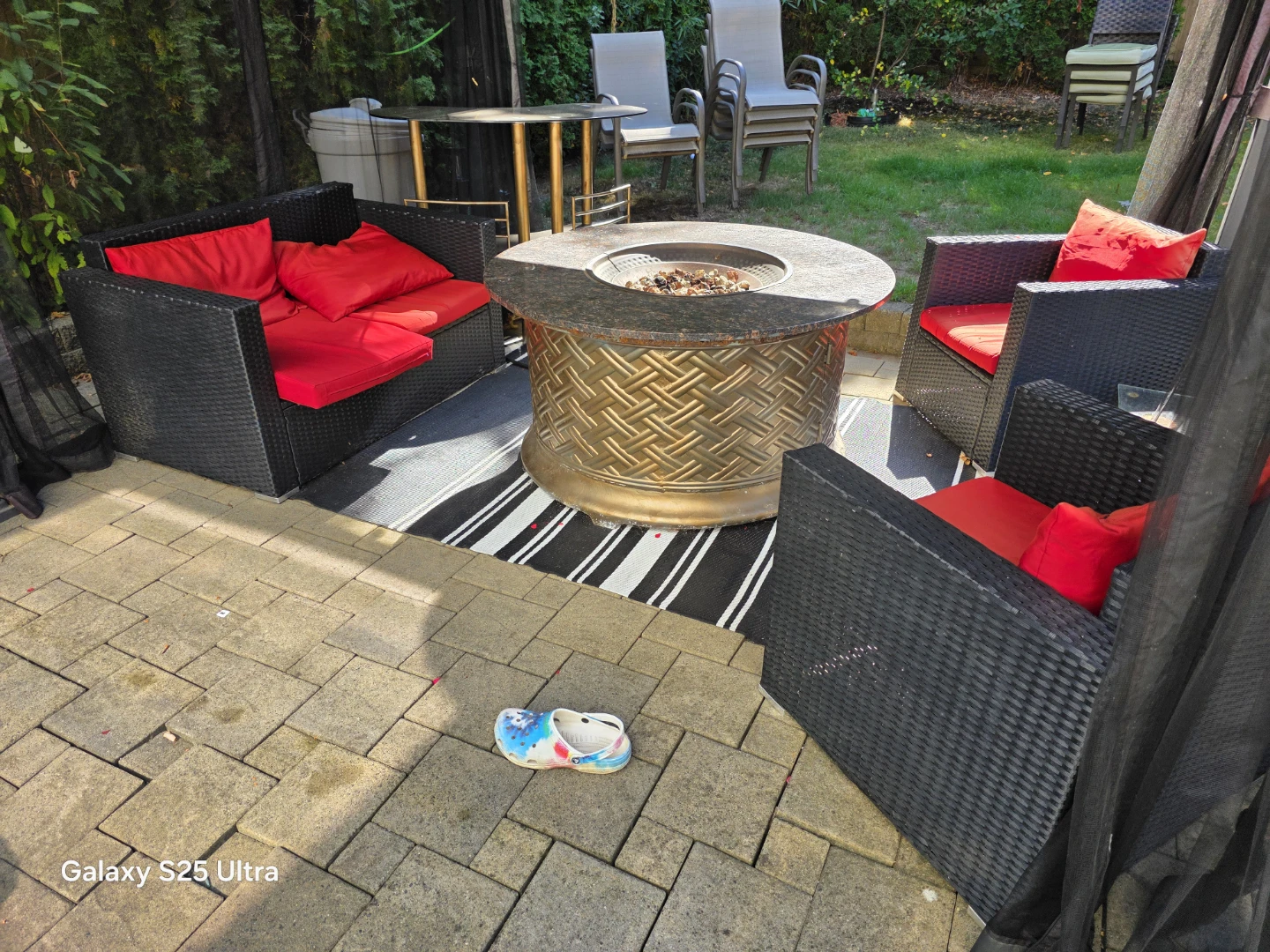 Outdoor Wicker Patio Furniture Set with Fire Pit plus bar - photo 2