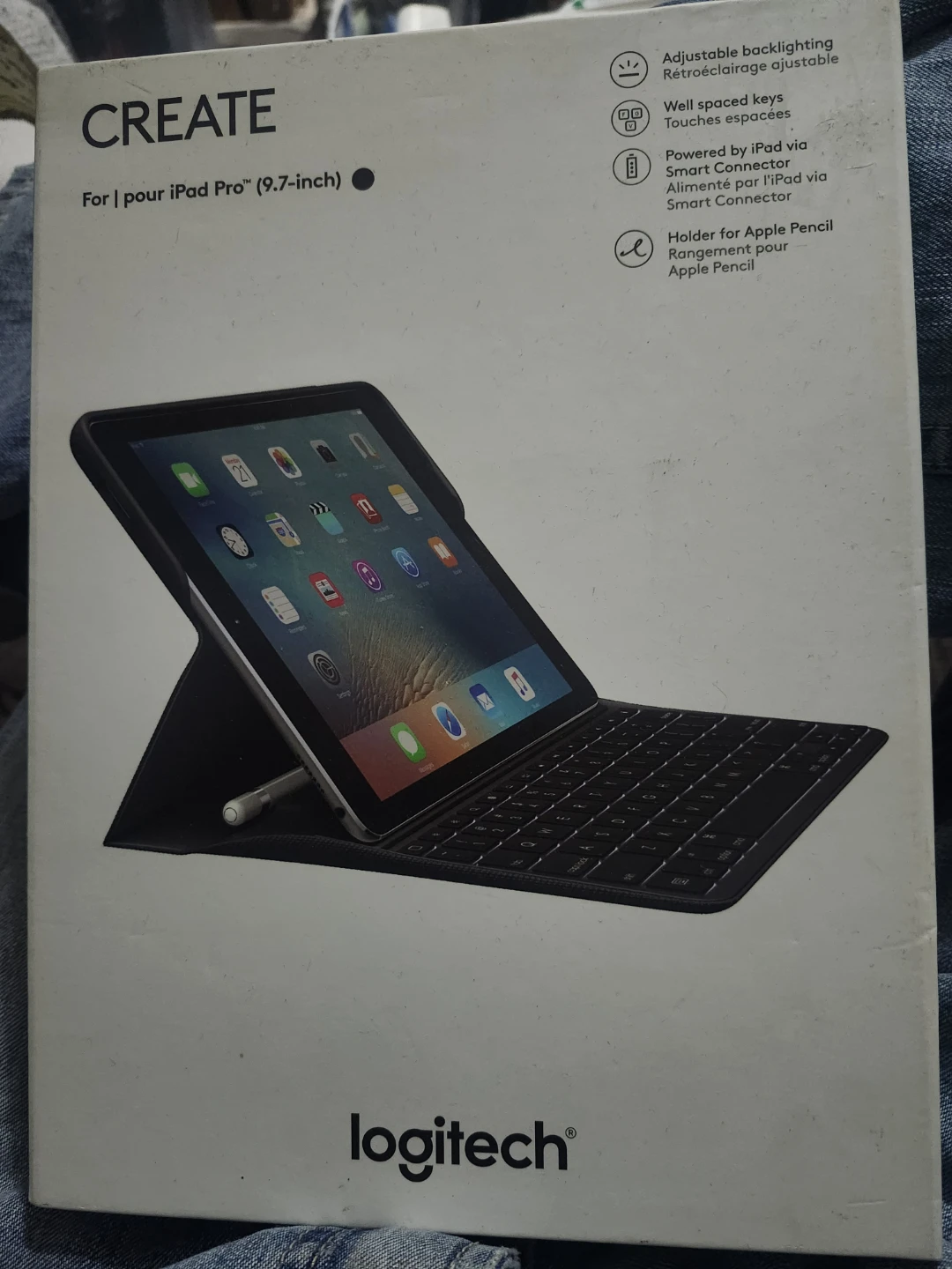 Logitech CREATE Backlit Keyboard Case for iPad Pro 9.7-inch