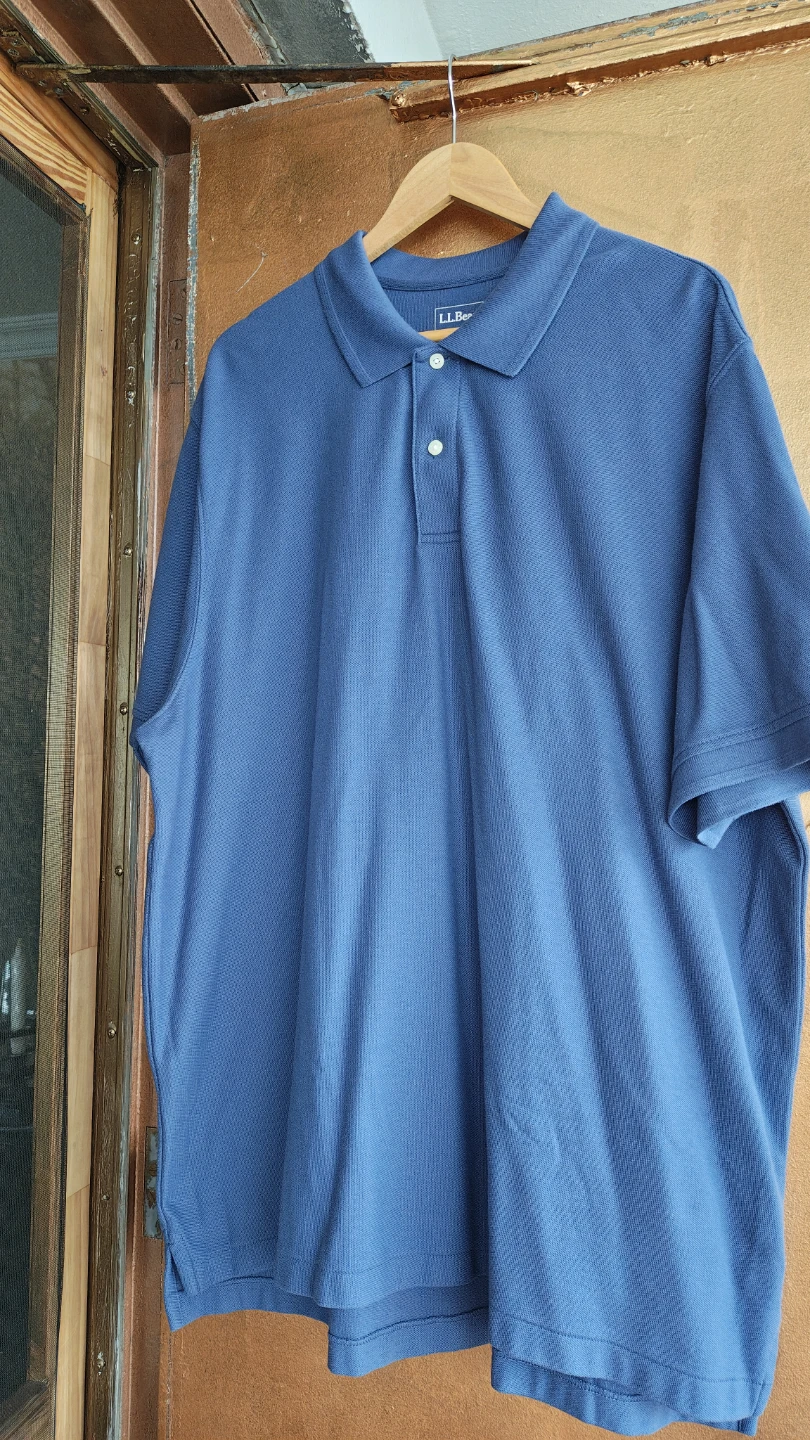 L.L.Bean Double L Polo Shirt Vintage Indigo XXL