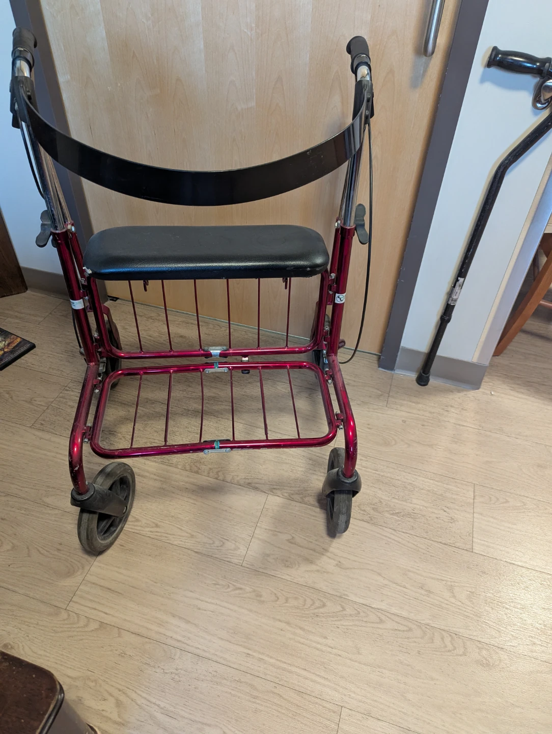 Red Four-Wheel Mobility Walker - photo 2