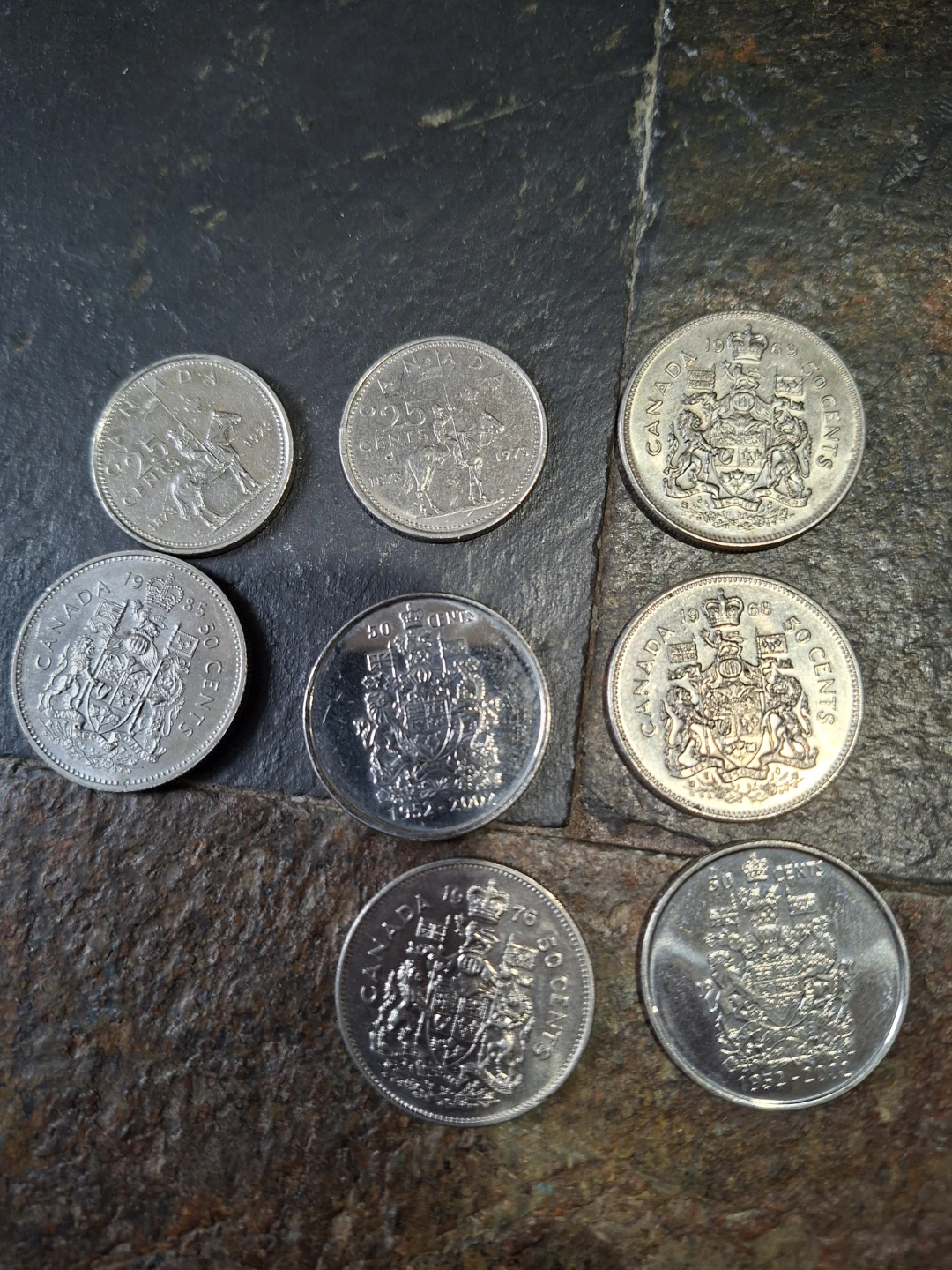 Assorted Vintage Canadian Coins
