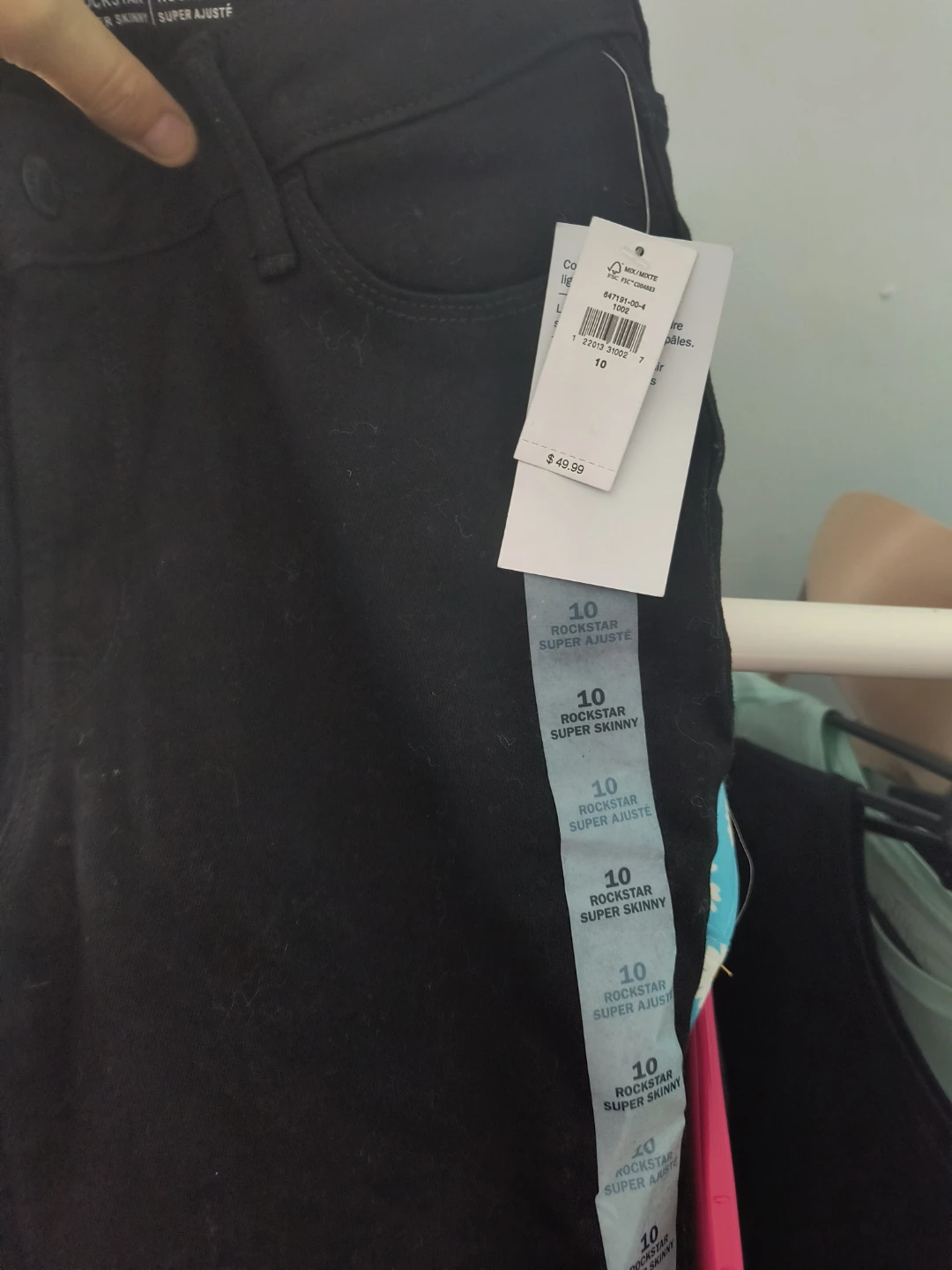 New Old Navy Rockstar Super Skinny Jeans Size 10 - photo 2