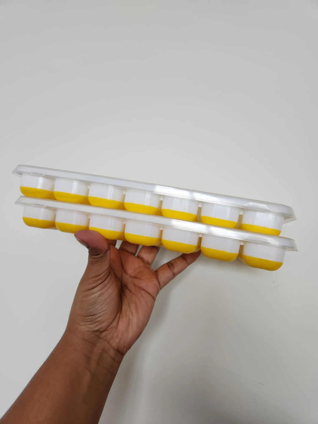 Set of 2 Silicone Mould with cover Ice Cube Trays - photo 2
