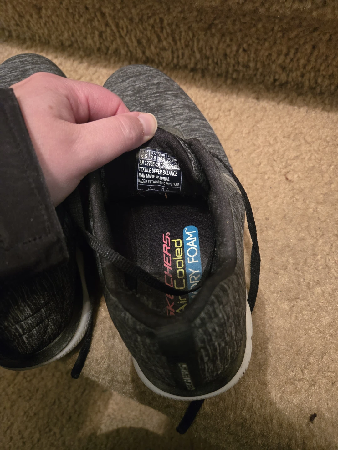 Skechers Air Cooled Memory Foam Running Shoes - photo 4