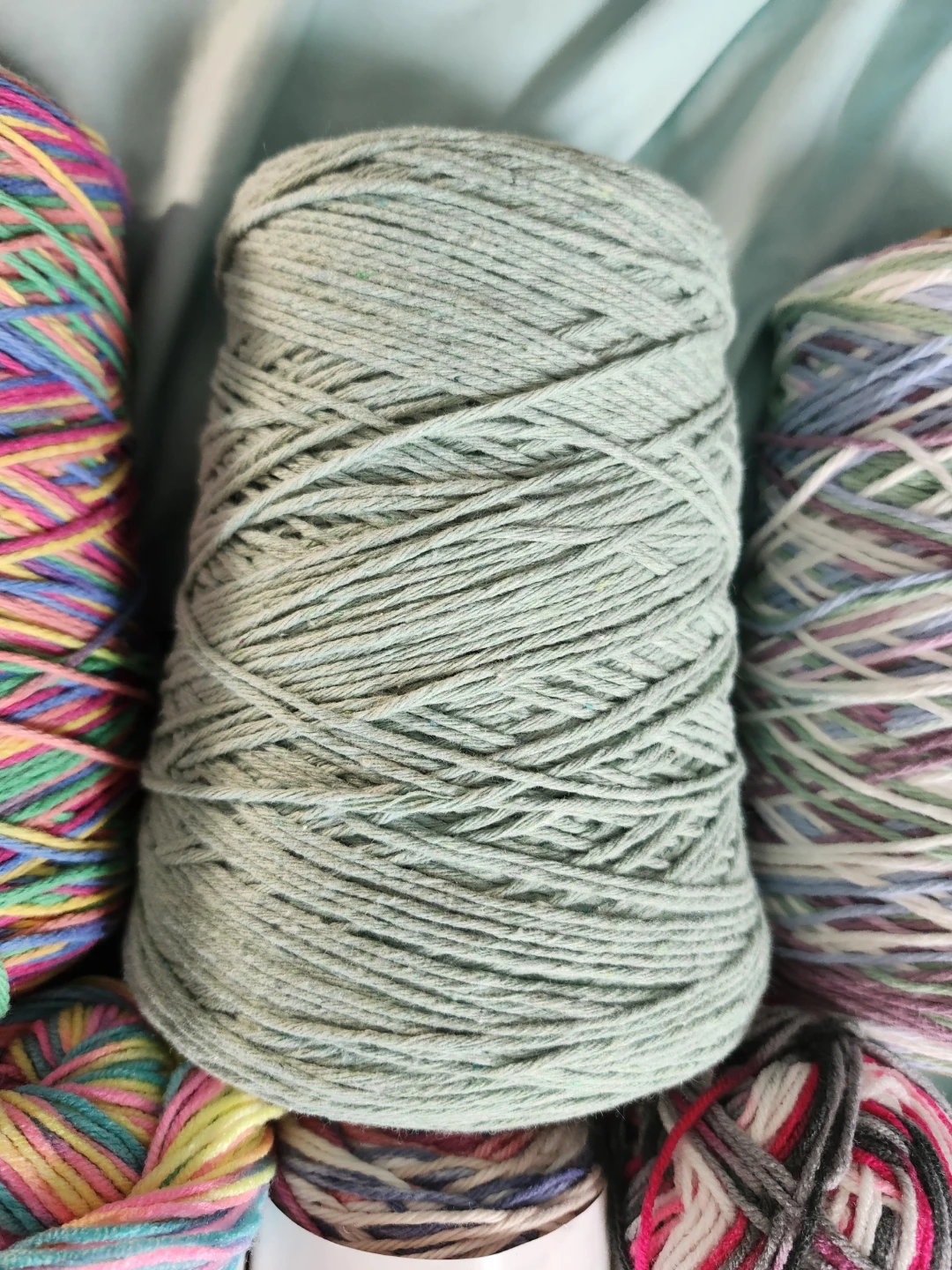 🧶Assorted Cotton Knitting Yarn Cone and Skein Collection - photo 5