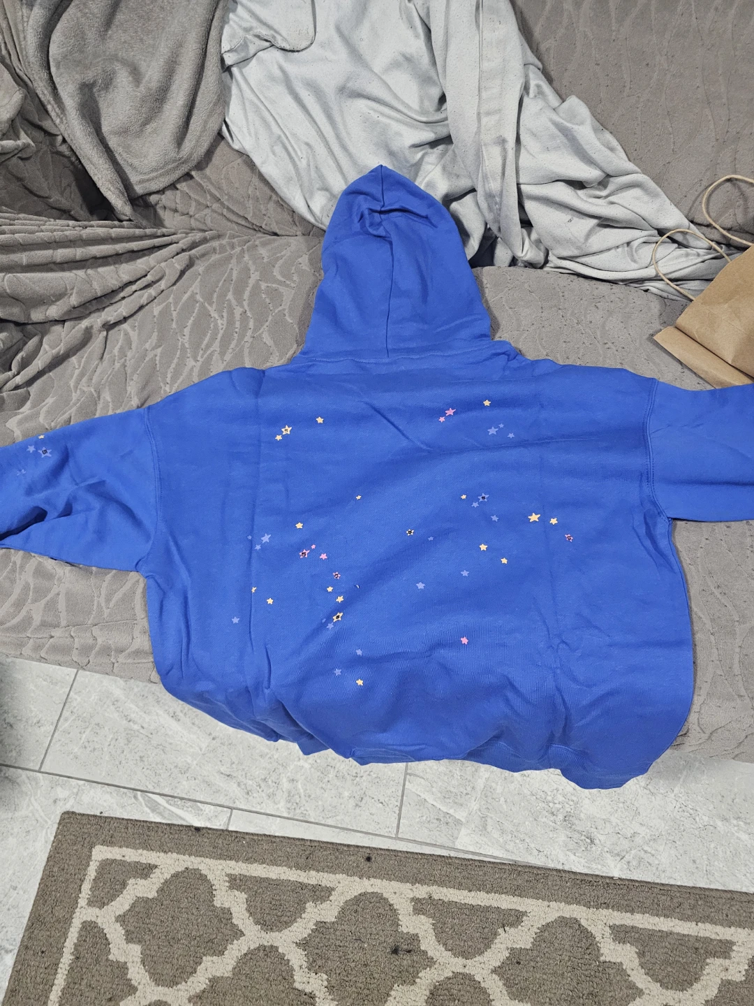 Sp5der Blue Hoodie Size M - photo 5